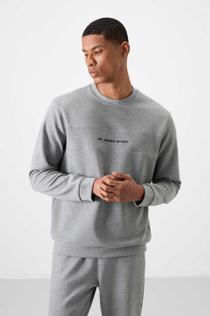 Men's Grey Soft Fit Tracksuit Set