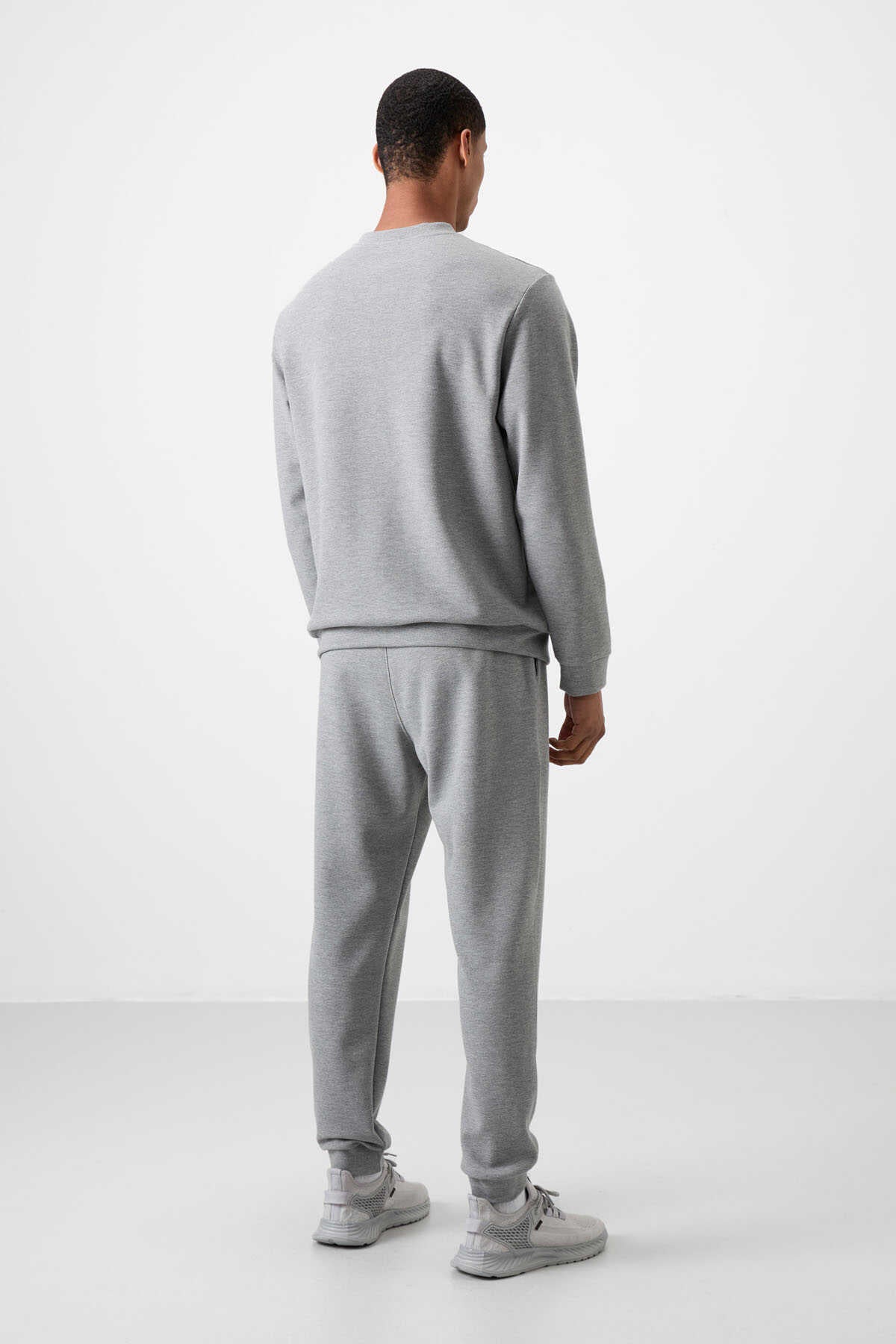 Men's Grey Soft Fit Tracksuit Set