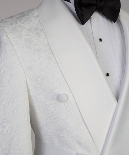 Belted White Tuxedo - SevendayShopping