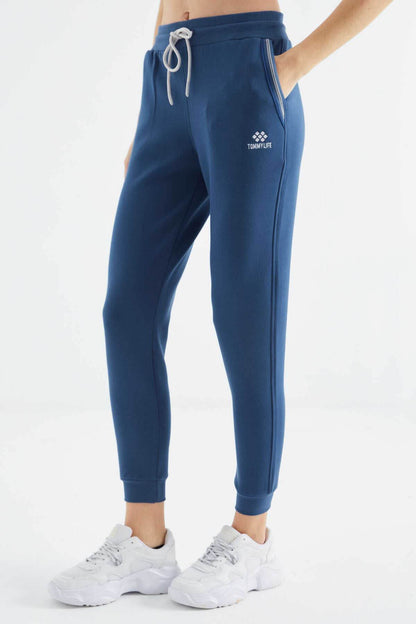 Women's Blue Zip-Up Tracksuit Set - SevendayShopping