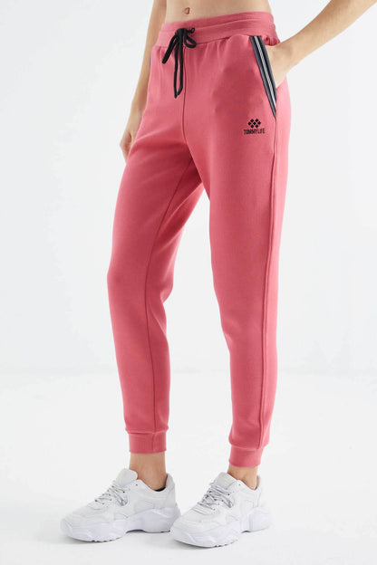 Women's Pink Zip-Up Tracksuit Set - SevendayShopping