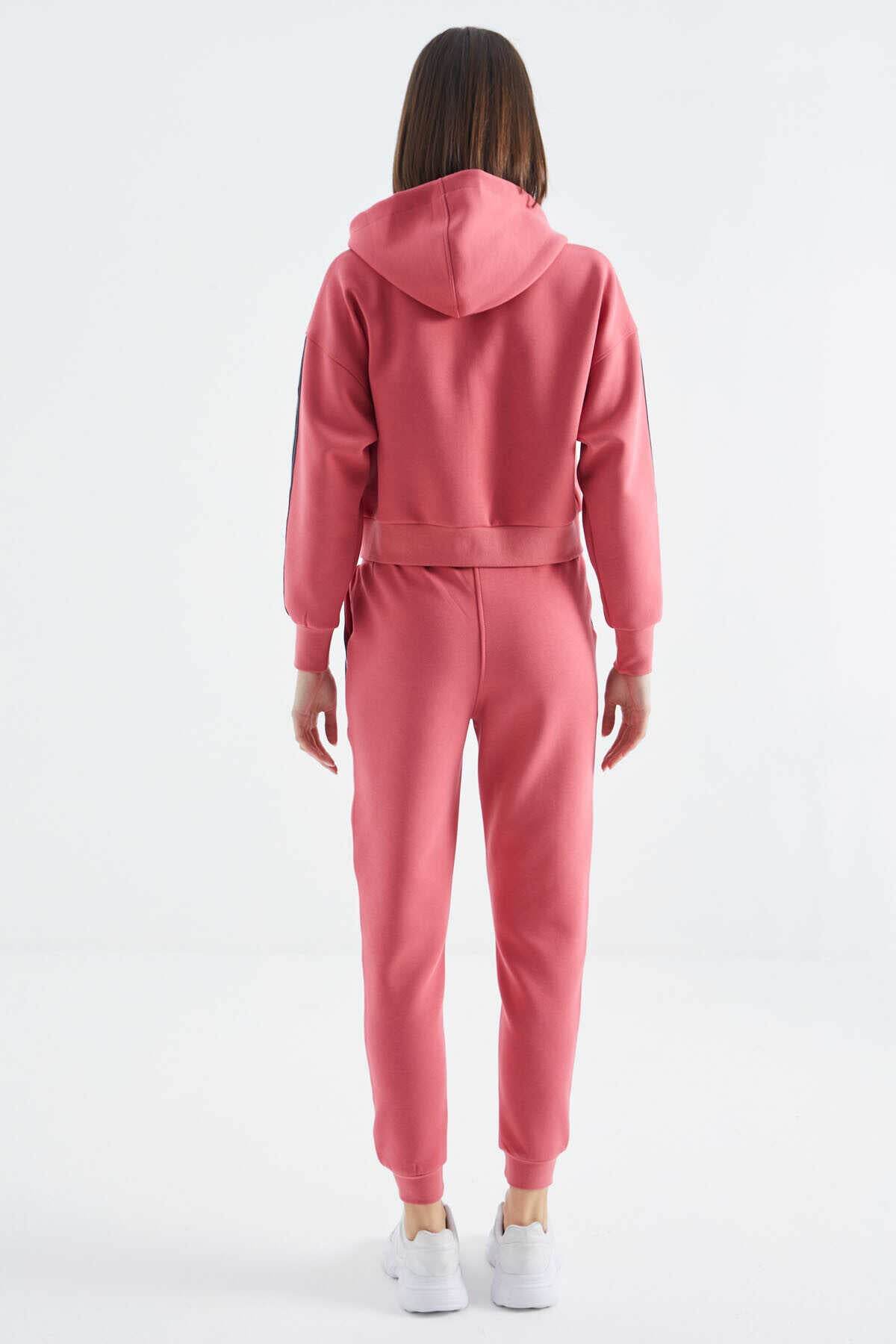Women's Pink Zip-Up Tracksuit Set - SevendayShopping
