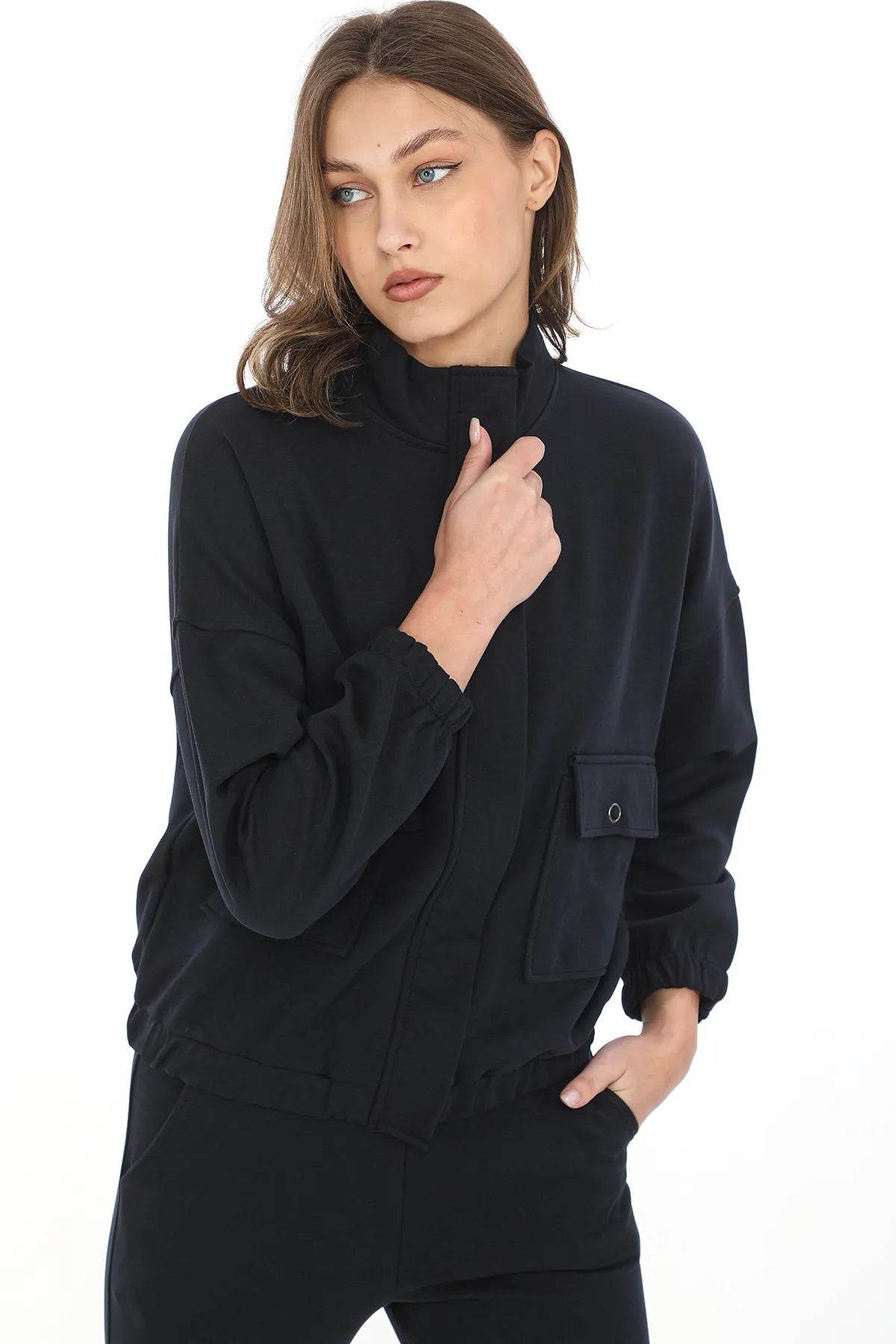 Women's Black Tracksuit Set - SevendayShopping