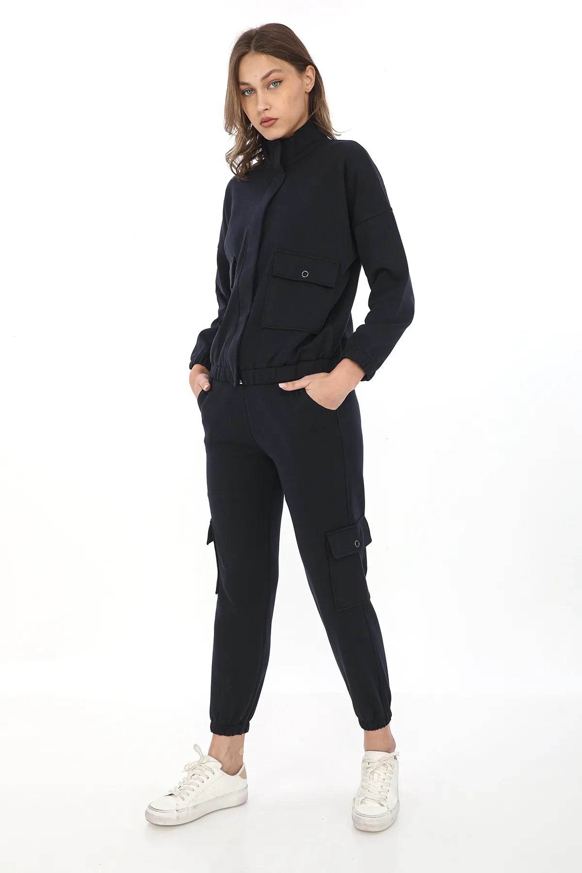 Women's Black Tracksuit Set - SevendayShopping