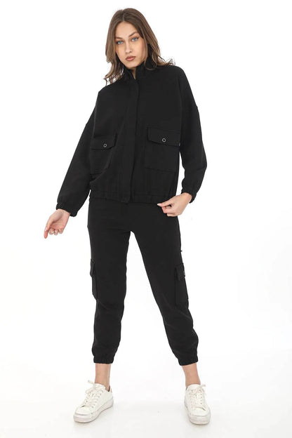 Women's Black Tracksuit Set - SevendayShopping
