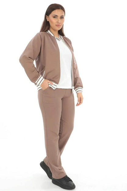 Women's 3-Piece Tracksuit Set - SevendayShopping