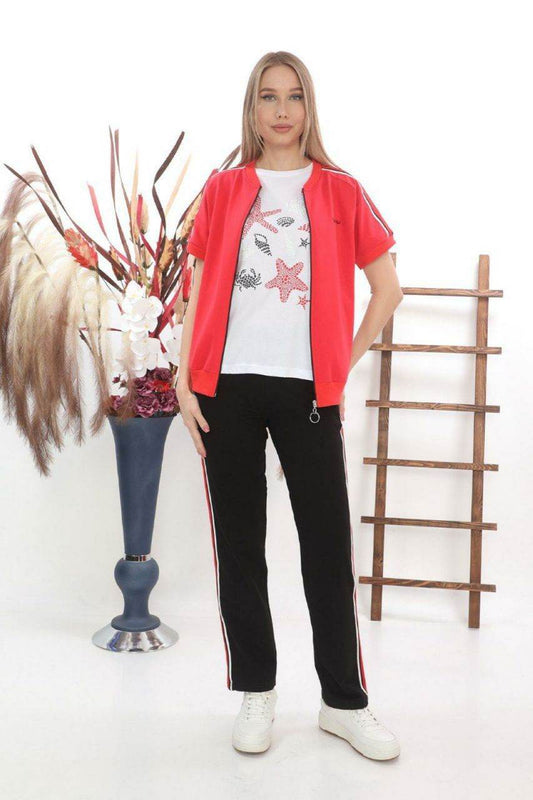 Women's 3-Piece Tracksuit Set - SevendayShopping