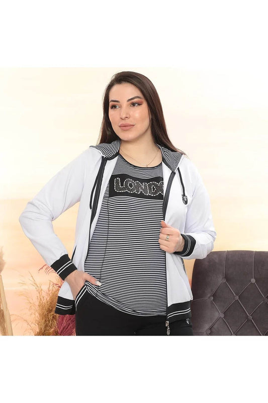 Women's 3-Piece Tracksuit Set-London - SevendayShopping