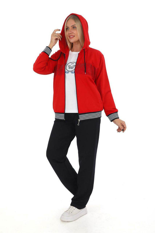 Women's 3-Piece Tracksuit Set - SevendayShopping
